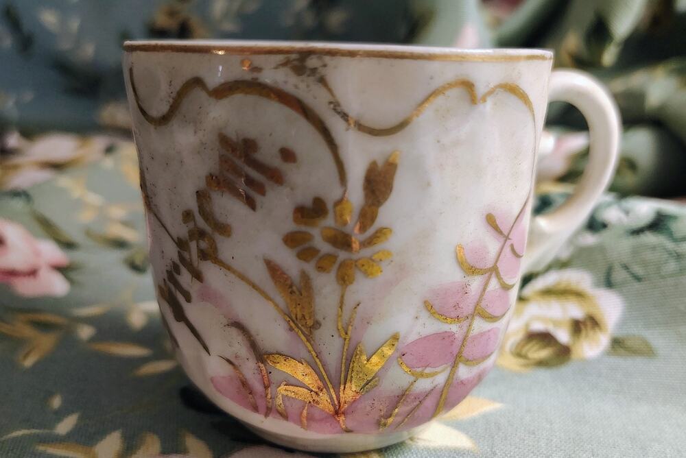 Vintage 1890-1900 German Porcelain Cup Handpainted
